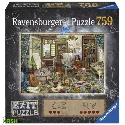Ravensburger puzzle exit 759 db - a művész szobája