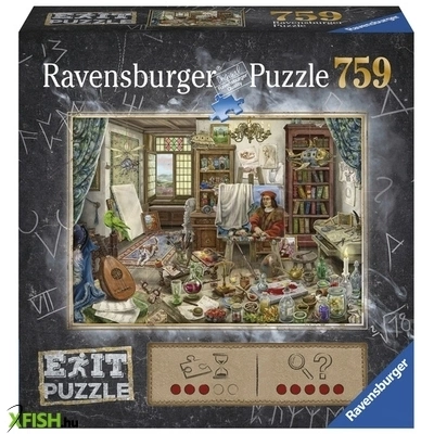 Ravensburger puzzle exit 759 db - a művész szobája