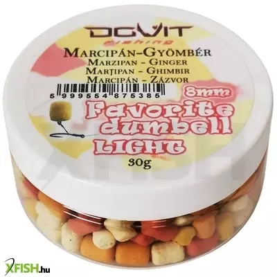 Dovit Favorite dumbell Light method csali 8 mm - marcipán-gyömbér 30 g