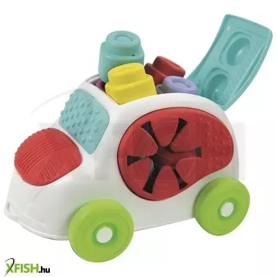 clemmy baby - 8 db puha kocka autós tárolóval