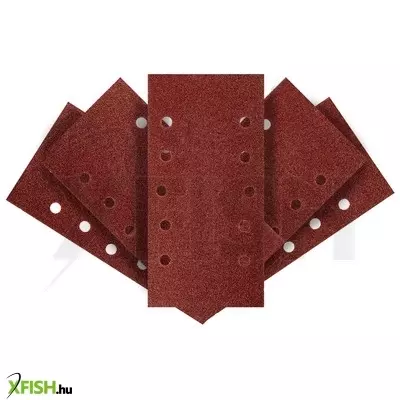 Neotools csiszolópapír tépőzáras 115 X 230mm, k40, lyukas, 5db