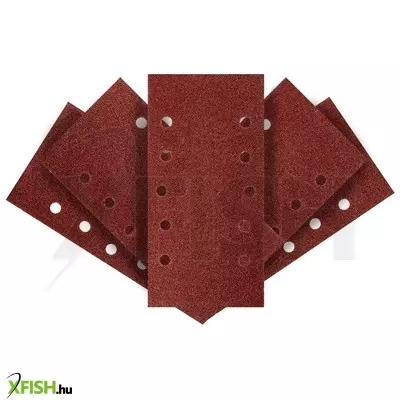 Neotools csiszolópapír tépőzáras 115 X 230mm, k60, lyukas, 5db