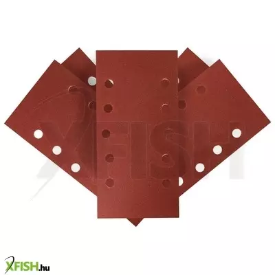 Neotools csiszolópapír tépőzáras 115 X 230mm, k240, lyukas, 5db