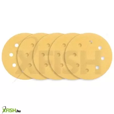 Neotools tépőzáras csiszolópapír 180mm, k80, 5db, 8 lyukakkal csiszológéphez 59g263