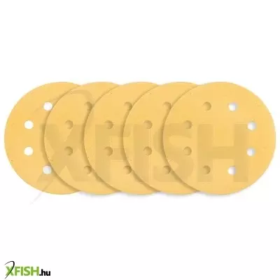 Neotools tépőzáras csiszolópapír 180mm, k120, 5db, 8 lyukakkal csiszológéphez 59g263