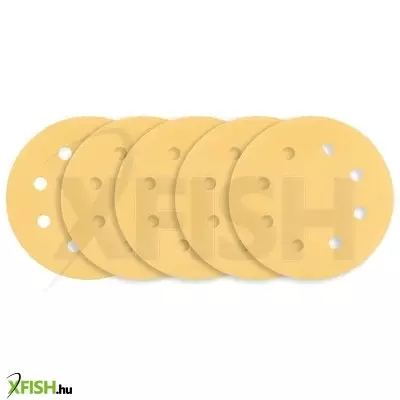 neotools tépőzáras csiszolópapír 180mm, k180, 5db, 8 lyukkal, csiszológéphez 59g263