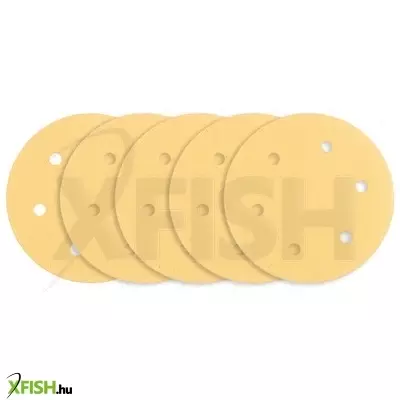 Neotools tépőzáras csiszolópapír 225mm, k120, 5db, 6 lyukakkal az 59g264, 59g265 csiszológéphez.