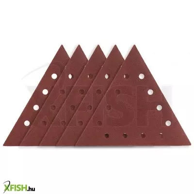 Neotools tépőzáras csiszolópapír k80, háromszög alakú 12 lyukakkal, 5db csiszolóhoz 59g264