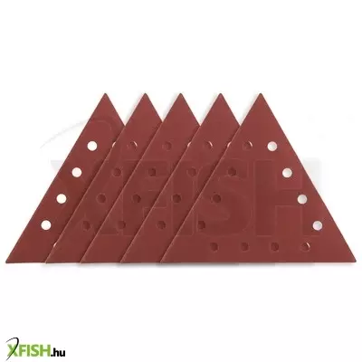 Neotools tépőzáras csiszolópapír k180, háromszög alakú 12 lyukakkal, 5db csiszológéphez 59g264