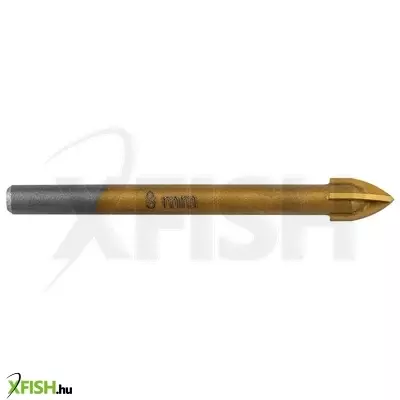 Neotools univerzális, 4 élű üvegfúró, fa, műanyag, fém kőzetanyagok fúrásához, titánium bevonat, 8mm