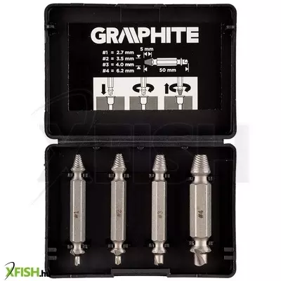 neotools törtcsavar kihajtó készlet, 2 oldalas, 4db-os, m5-m14, s2 acél