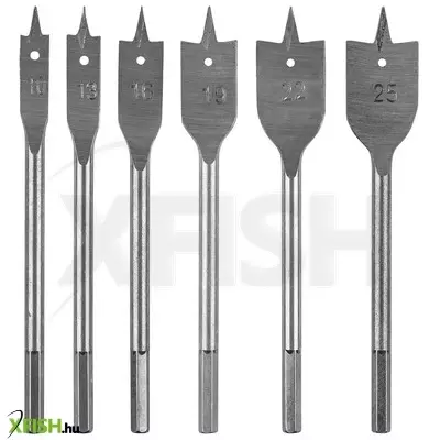 Neotools lapos marófúró készlet, 1/4 hatszög szár, 10,13,16,19,22,25mm