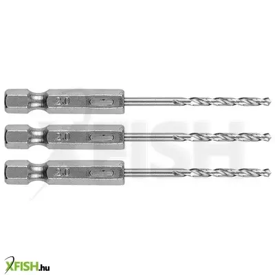 Neotools csigafúró, 1/4 hatszög szárral, hss din 338, 2mm, 3db/cs