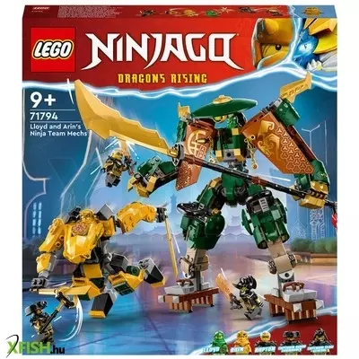 Lego ninjago 71794 lloyd és arin nindzsacsapatának robotjai