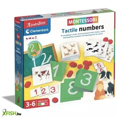 clementoni montessori - tapintható számok