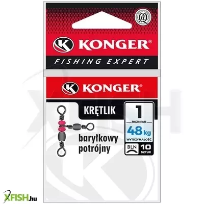 Konger Tripla Hármas Forgó 8-as 10db/csomag