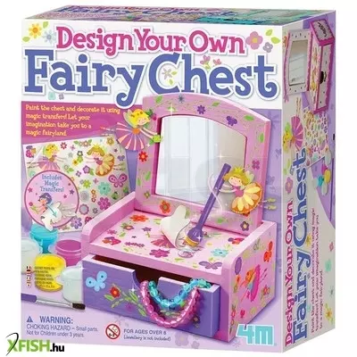 4m tündér tükrös ékszerdoboz készlet