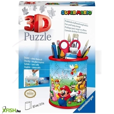 Ravensburger puzzle 3d 54 db ceruzatartó super mario