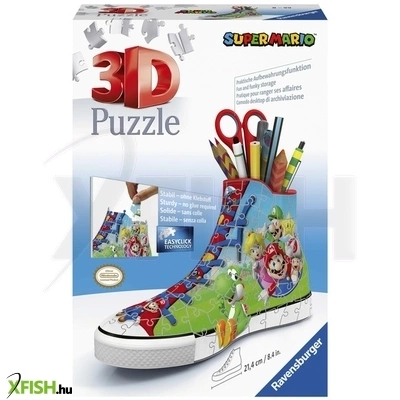 Ravensburger puzzle 3d 108 db - tornacipő super mario