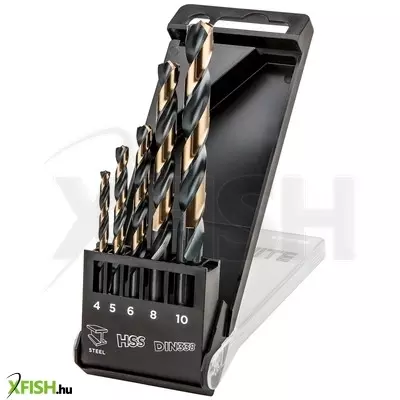 Neotools hss-cnc csigafúró készlet, 124°, pro-tec, 4.0 - 10.0mm, 5db