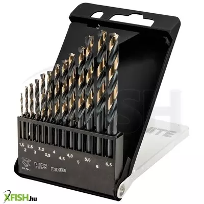 Neotools hss-cnc csigafúró készlet, 124°, pro-tec, 1.5 - 6.5mm, 13db