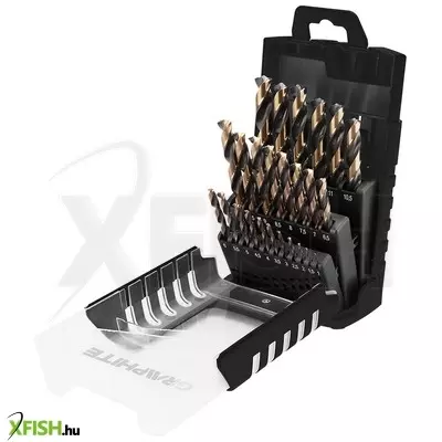 Neotools hss-cnc csigafúró készlet, 124°, pro-tec, 1.0 - 13.0mm, 25db