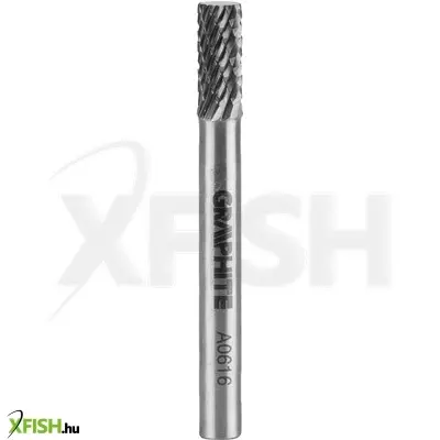 Neotools keményfém marófej, turbómaró, a, hengeres, 6x16mm, szár méret 6x45mm