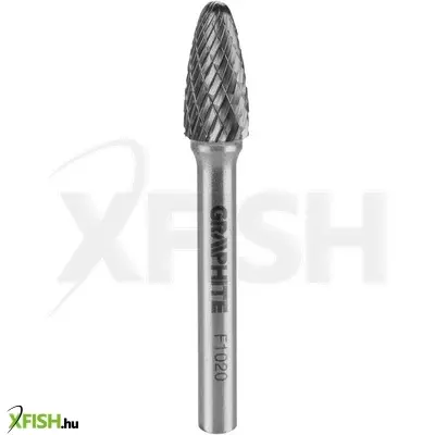 Neotools keményfém marófej, turbómaró, f csúcsíves, 10x20mm, szár méret 6x45mm