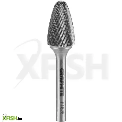 Neotools keményfém marófej, turbómaró, f csúcsíves, 16x25mm, szár méret 6x45mm