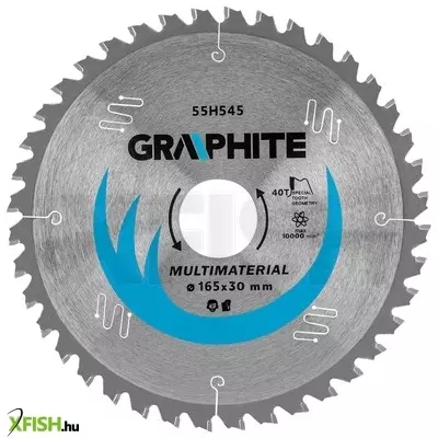 Neotools körfűrészlap univerzális, keményfém fogakkal, 165x30mm, 40 fog