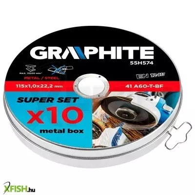 Neotools vágókorong fémhez 115x1.0x22.2mm, 10db, 41 a60-t-bf