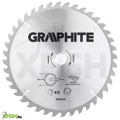 Neotools körfűrészlap keményfém fogakkal, 300x30mm, 40 fog