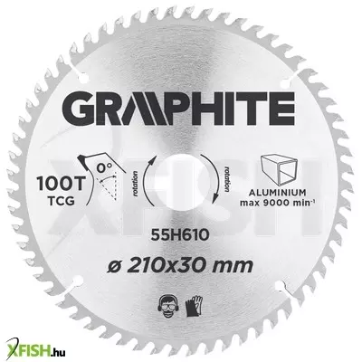 Neotools körfűrészlap alu-hoz, keményfém fogakkal, 210x30mm, 100 fog