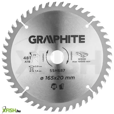 Neotools körfűrészlap merülőfűrészhez keményfém fogakkal, 165x20mm, 48 fog