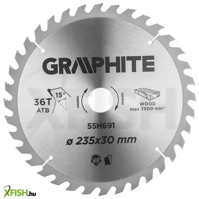 Neotools körfűrészlap merülőfűrészhez keményfém fogakkal, 235x30mm, 36 fog