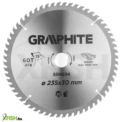 Neotools körfűrészlap merülőfűrészhez keményfém fogakkal, 235x30mm, 60 fog