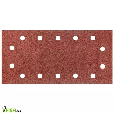 Neotools csiszolópapír, tépőzáras, 115x230mm, k100, lyukas, 5db