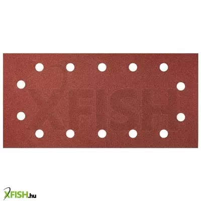 Neotools csiszolópapír, tépőzáras, 115x230mm, k240, lyukas, 5db