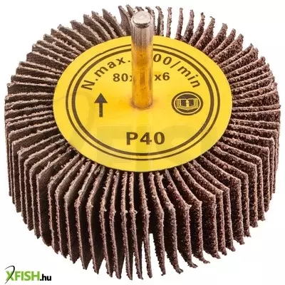 neotools csiszolókerék csapos 80x30mm, k40