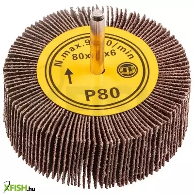 neotools csiszolókerék csapos 80x30mm, k80