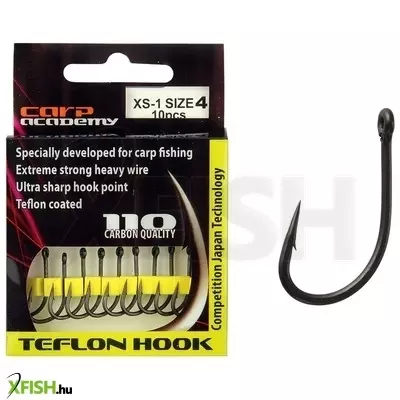 Carp Academy Szakáll Nélküli Horog Xs-2 6-Os Méret