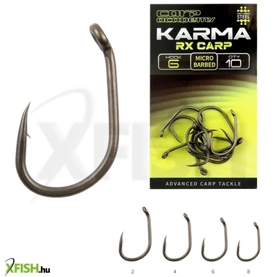 Carp Academy Karma Rx Carp Pontyozó Horog 6-os 10db/csomag