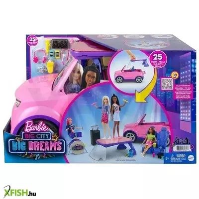 Barbie big city big dreams guruló színpad
