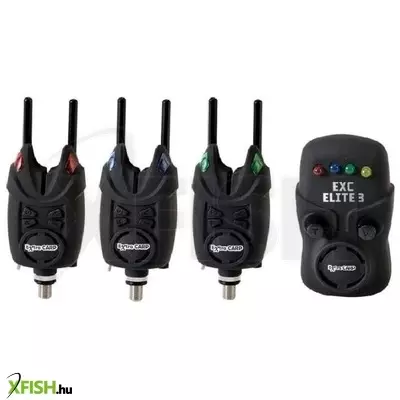 Extra Carp Bite Alarm Set EXC Elite Kapásjelző szett 3+1