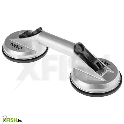 Neotools vákumos táblaemelő, üveghez, csempéhez, lakkozott felületekhez, alumínium, kettes, 100kg