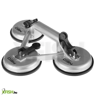 Neotools vákumos táblaemelő, üveghez, csempéhez, lakkozott felületekhez, alumínium, hármas, 150kg