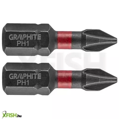 Neotools torziós ütvecsavarozó bit ph1x25mm, 2db