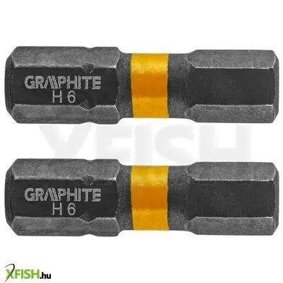 Neotools torziós ütvecsavarozó bit, hatlapú, 6x25mm, 2db