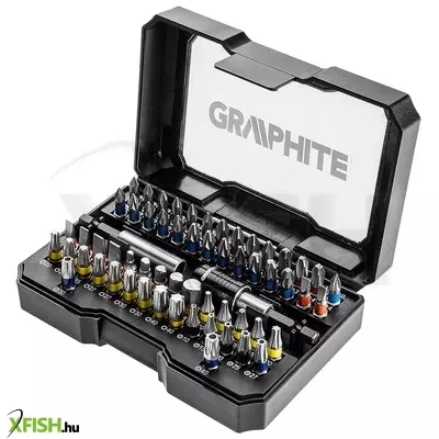 Neotools csavarhúzó bitkészlet, 60db., bitek 25mm - 58db, mágneses bittartók 2db