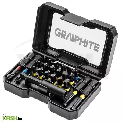 Neotools csavarhúzó bitkészlet, 23db., bitek 25mm - 18db, bitek 50mm - 4db., mágneses bittartó - 1db